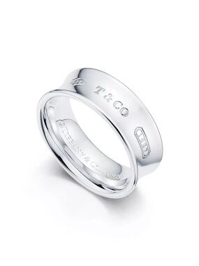 Tiffany 1837 Ring in Silver, Medium, Size 8